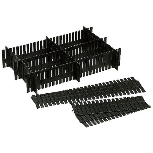 Risu Conductive Container 130583 Container EC-22 Divider (Small) 3611 Conductive Black E-3611 1 pc