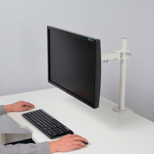 サンコー 3軸式くねくねモニターアーム(ホワイト) MARMGUS1910W 1 台