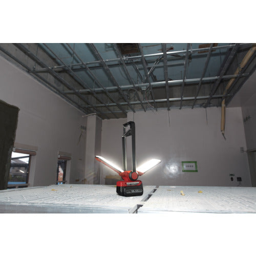 Panasonic 工事用充電LEDマルチ投光器(本体赤色) EZ37C3-R 1 台