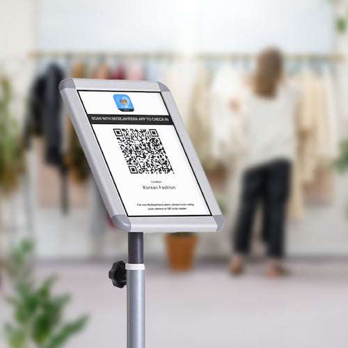 WRITEBEST Display Frame Stand, Vertical and Horizontal, WPEZA4, 1 unit