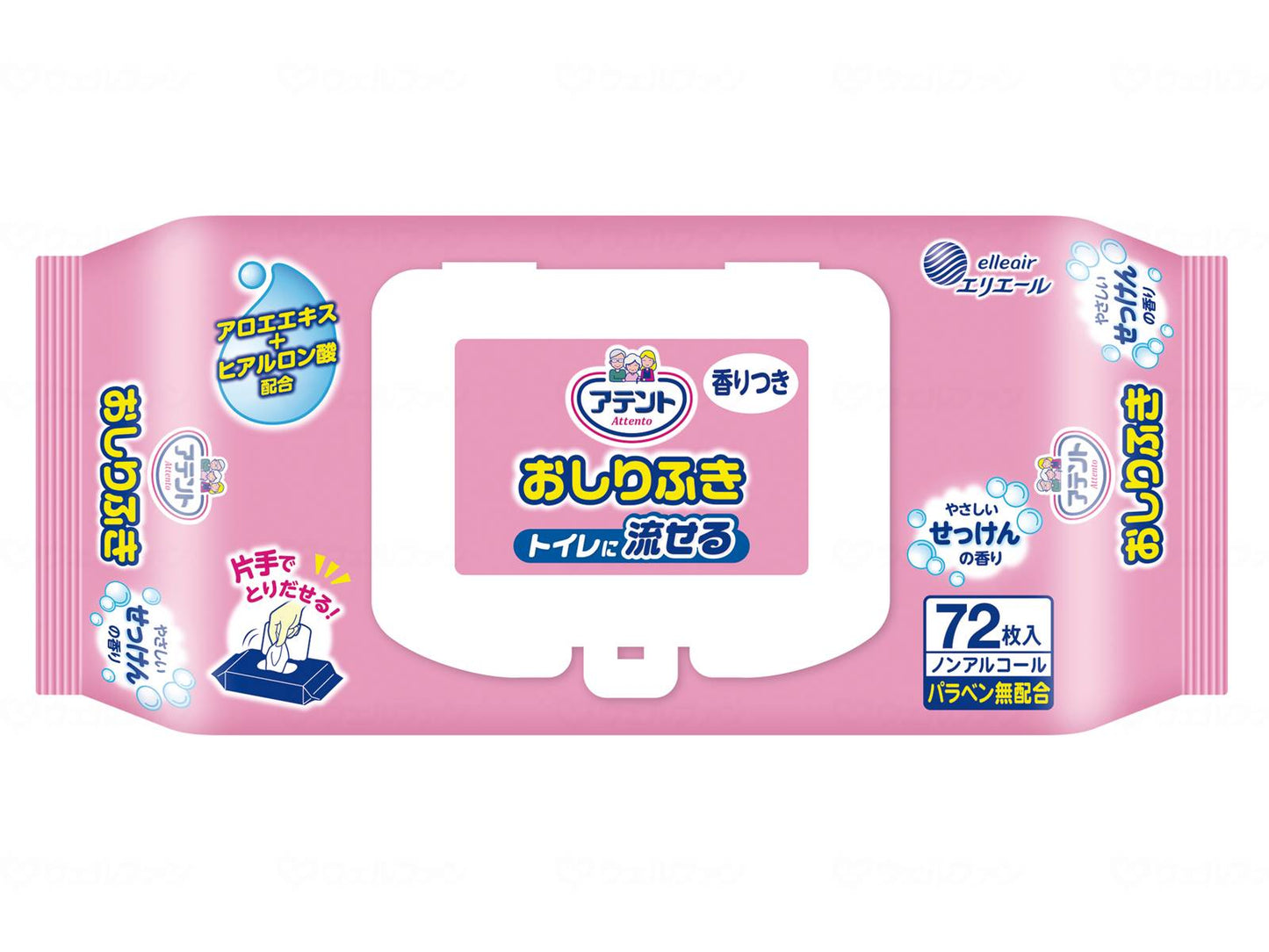 다이오 제지 T 흘릴 수있는 엉덩이 72 장 가방 비누 향기