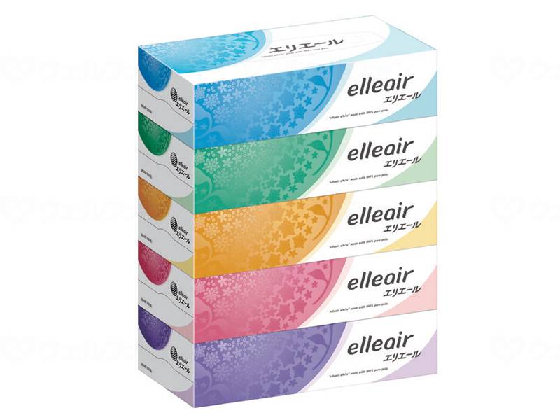 Daio Paper Elliere Tissue 180W 5P Case 5P