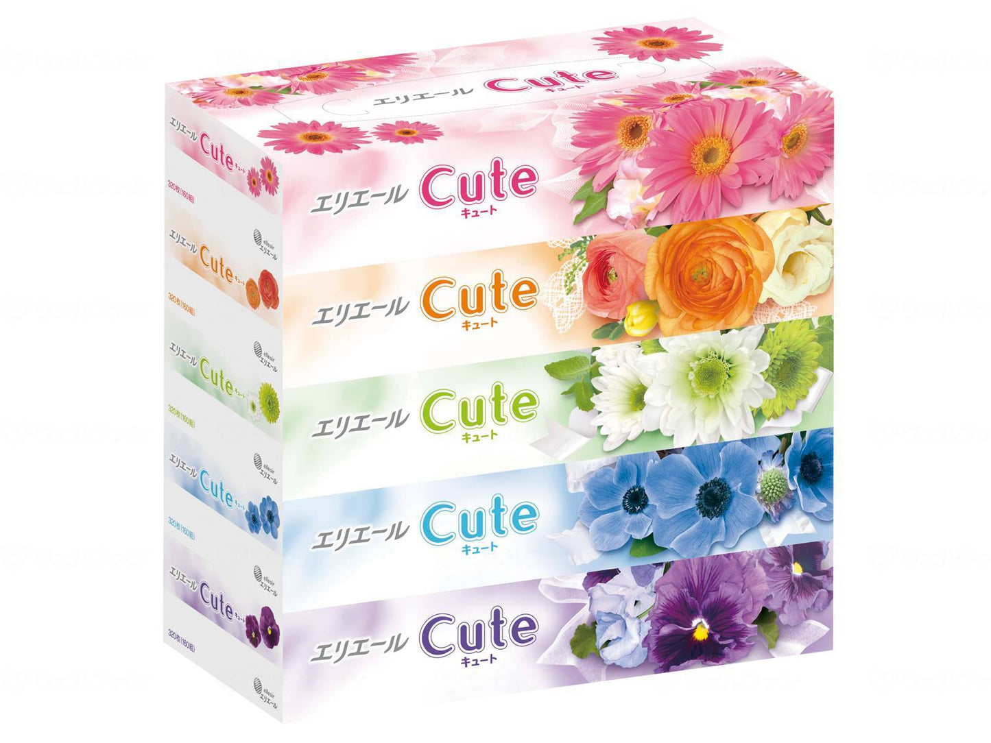 Daio Paper Elliere Tissue Cut 160W 5P Case 5P