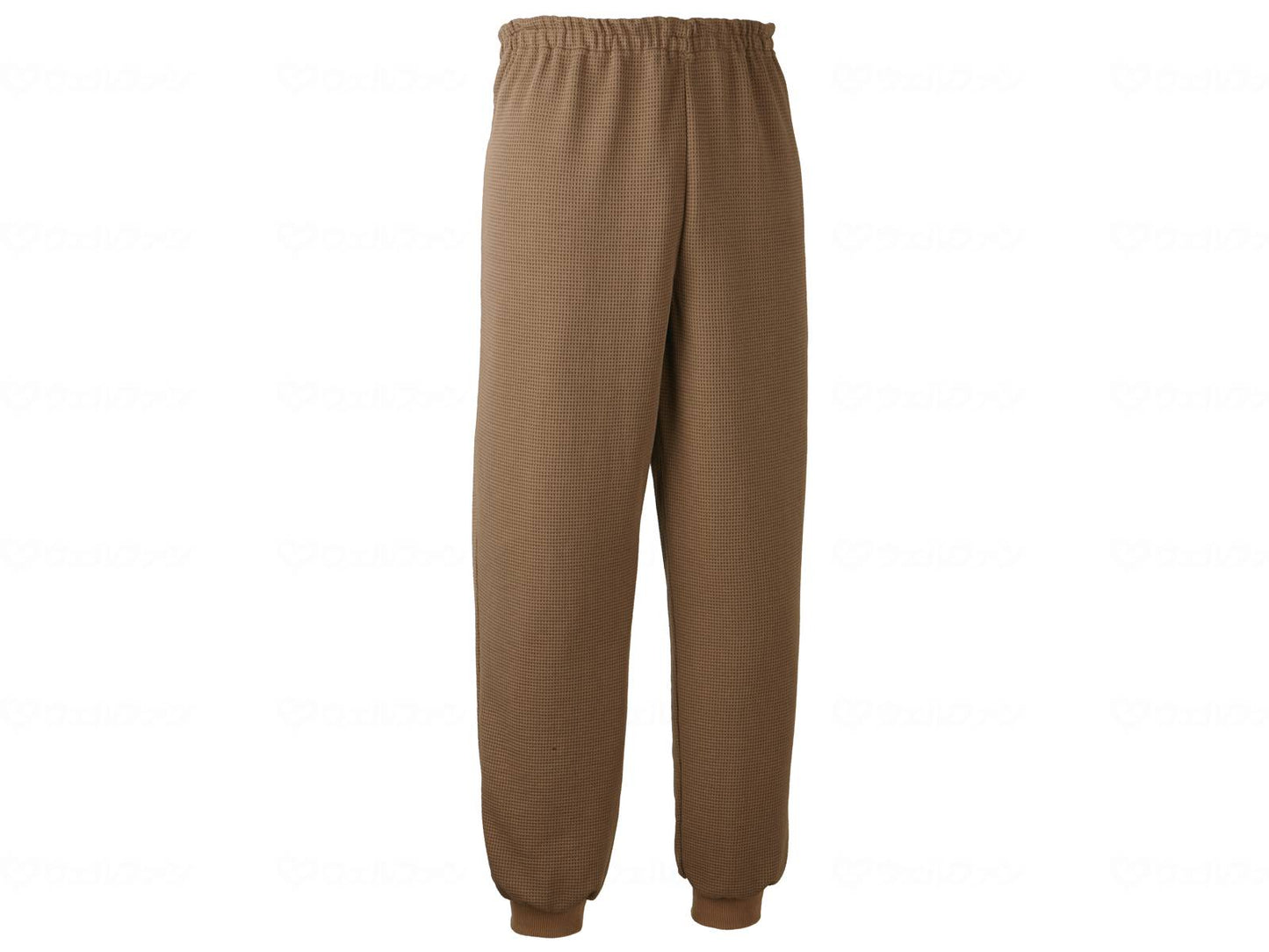 大阪エンゼルスクエアニット裾リブ付きズボン ブラウン S