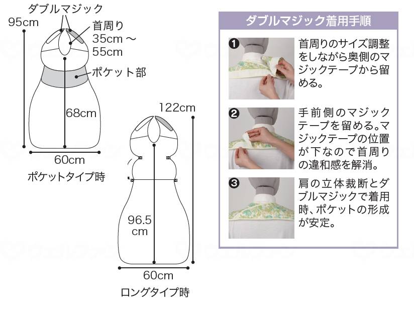 Osaka Angel Meal Apron (Pocket Open Type) Fruit Green