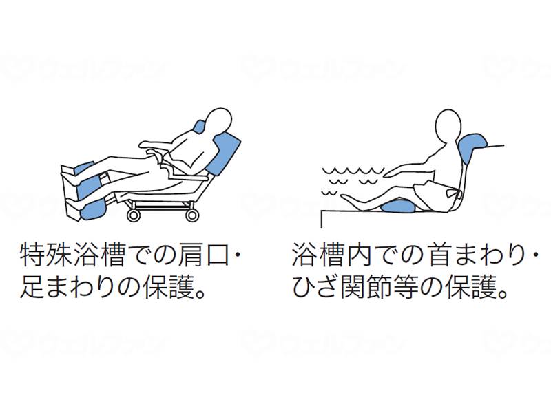 Osaka Angel Bath Support Cushion II Pillow Type Large