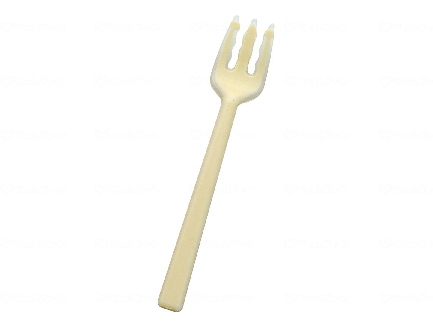 フセ企画口あたりやさしいフォーク一体型 イエロー ラージ