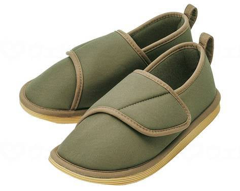 竹虎転倒予防シューズ つま先つき うぐいす S