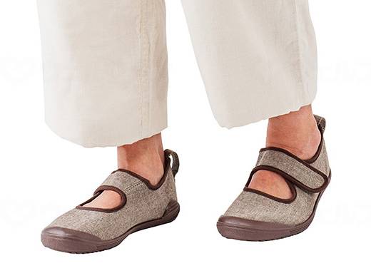 Taketora Hospital Support Shoes, Gray, 25.0