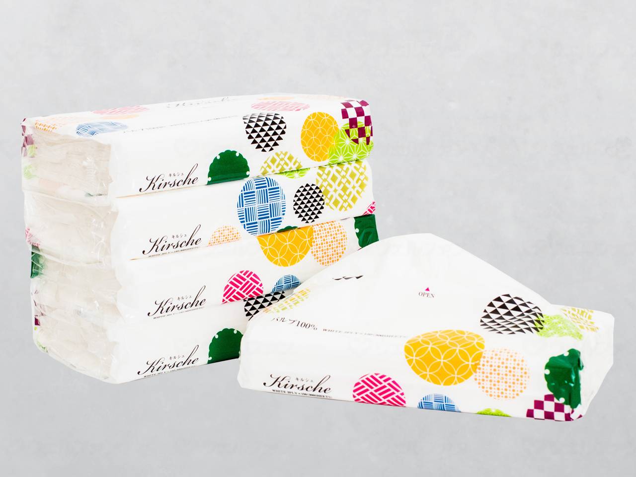 마스코 제지 키르시오 숏 팩 티슈 150조 5개