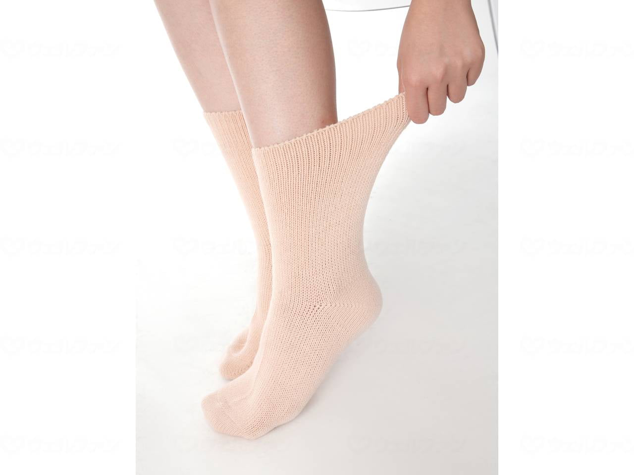 Kobe Seishi Extra Loose Socks, Extra Large Type (For Swelling) Women's Pink