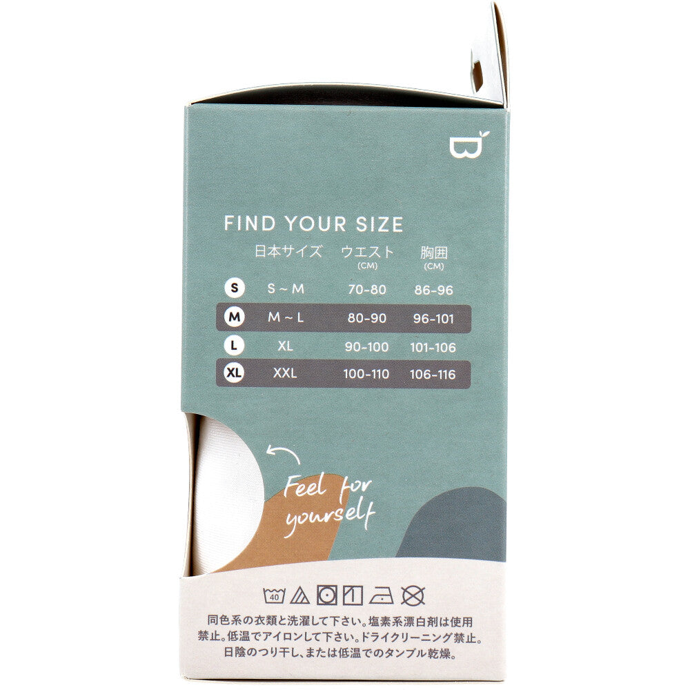 BOODY メンズ クルーネックTシャツ Sサイズ ホワイト 1 個