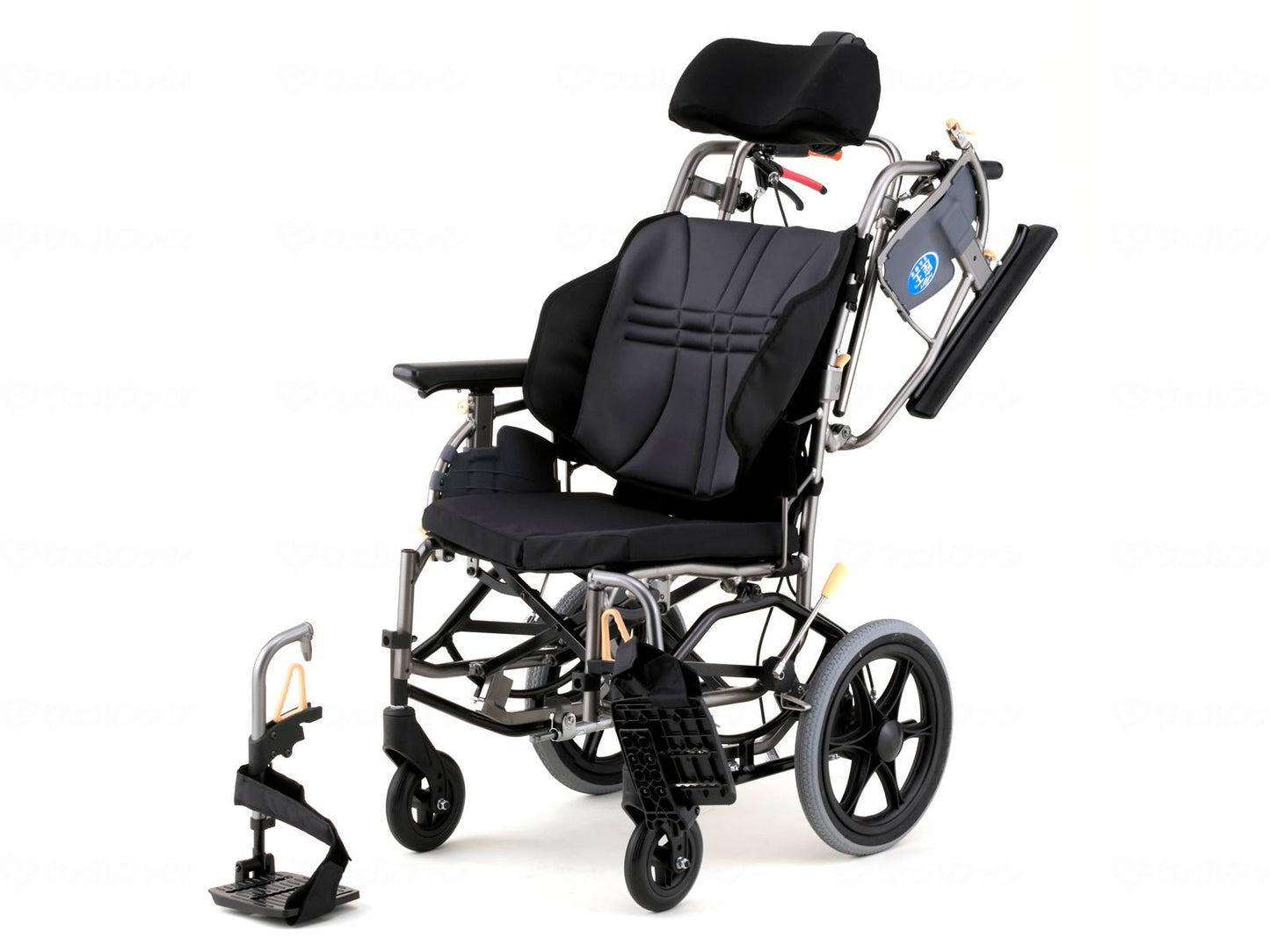Nissin Medical Equipment Zaou X Tilt Assisted Type NAH-XF5 Gray Seat Width 40-Front Seat 42cm