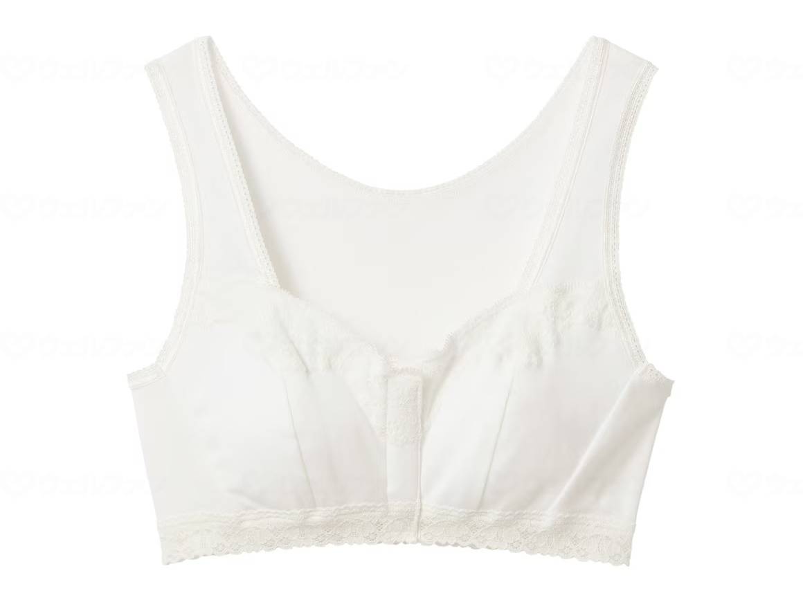 Gunze Women's Front Open Lakbla Off White M