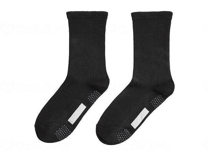 Gunze Men's Socks (Crew Length) Black
