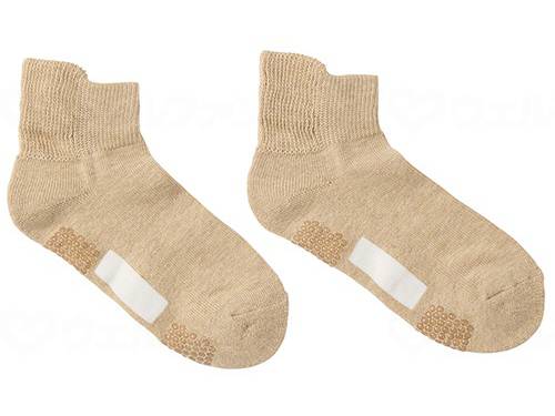 Gunze Women's Socks (Short Length) Moc Beige
