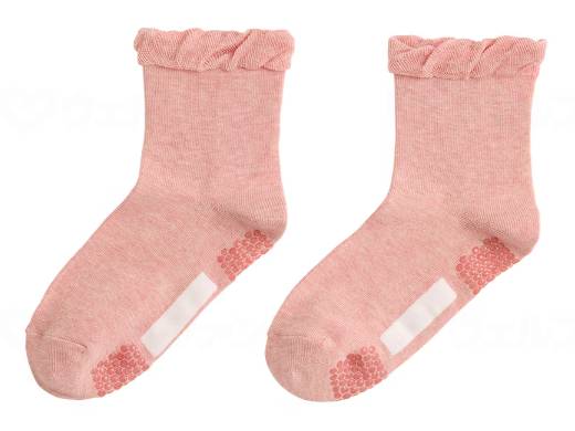 Gunze Women's Socks (Crew Length) Mok Pink