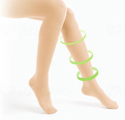 Arcaean Silk 2-knee socks (with toes) Black S