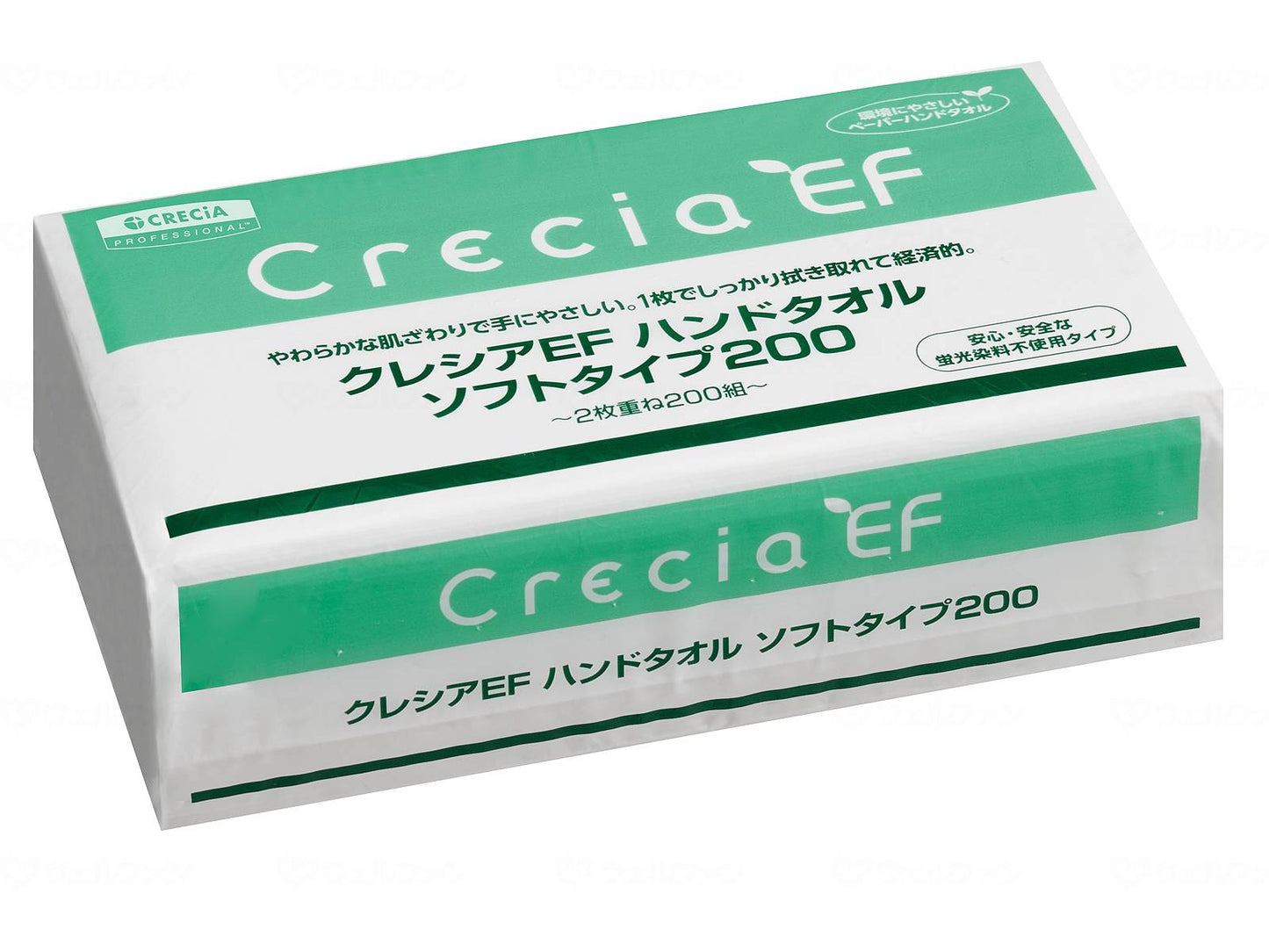 日本製紙クレシアクレシアEFハンドタオル ソフトタイプ200 30袋入 ケース