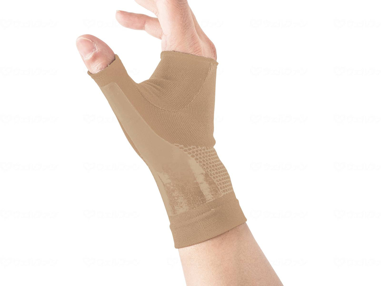 TOSCOM Silicone Supporter HOLZAC Wrist Beige M
