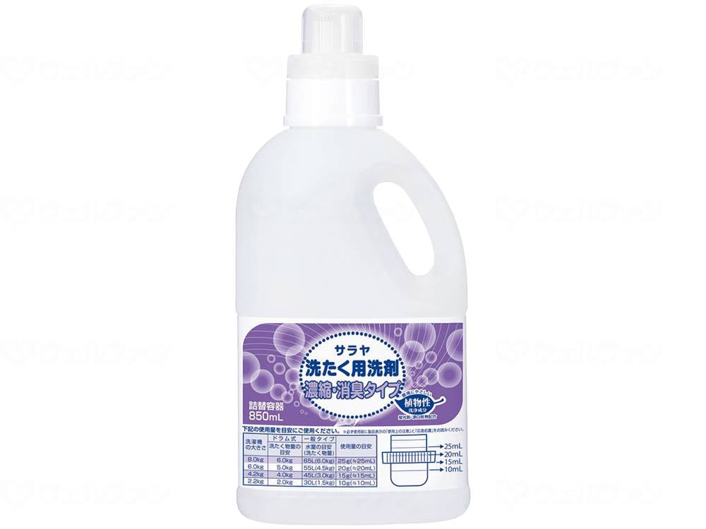 사라야사라타 세탁용 세제 농축·탈취 용기 850ml 책 850ml