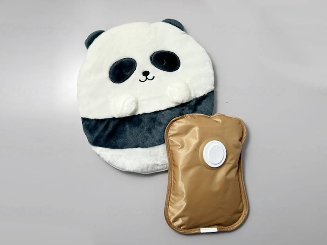 Fundina Heat Storage Hot Water Bottle Panda White