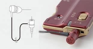 Asahi Electric 2-Way Sound Collector EARLIS Wine Red