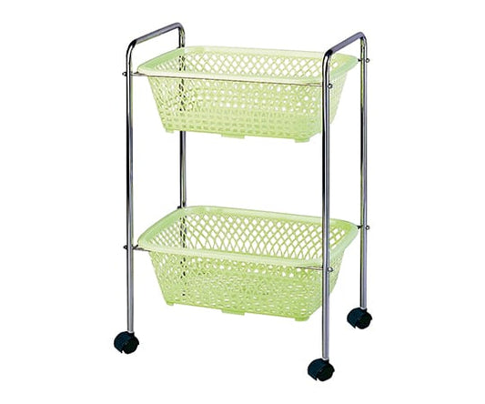탈의 바구니 캐스터 첨부 그린 515×350×750mm DP-25C(2단) 1대