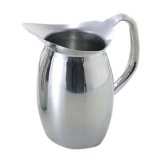 Pitcher (stainless steel) bell-shaped, small Small pitcher 08-2760-03 Urushiyama Metal Industry 1.2L (H175)