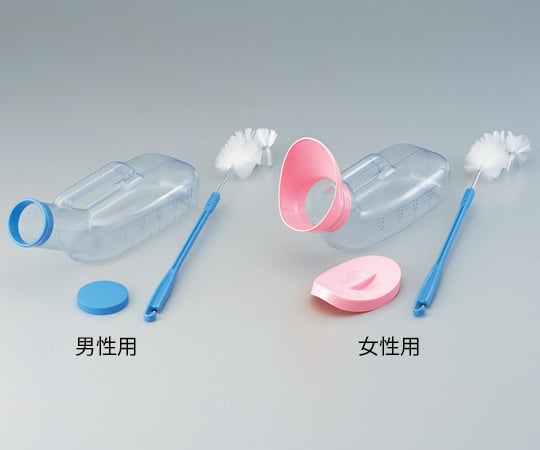 Transparent urinal (1100mL) for men 1 piece