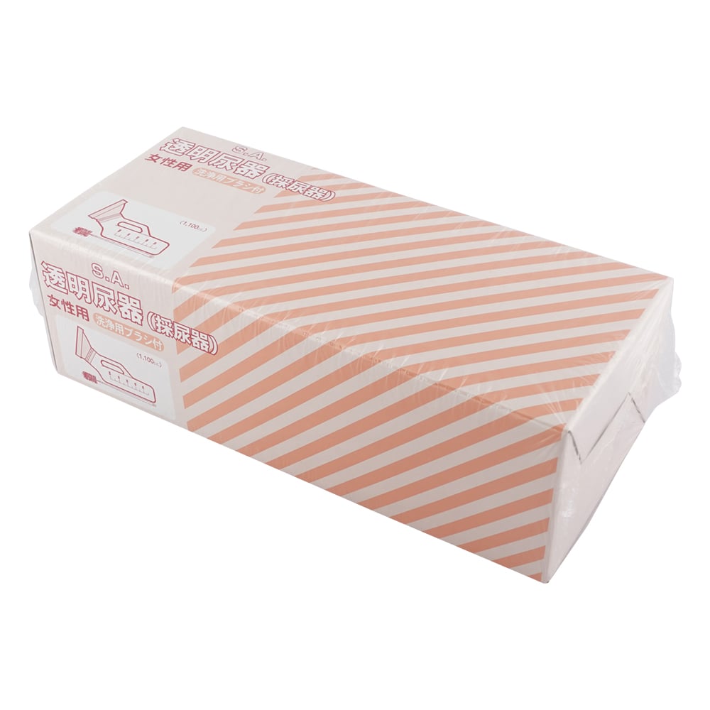 Transparent urinal (1100mL) for women 1 piece