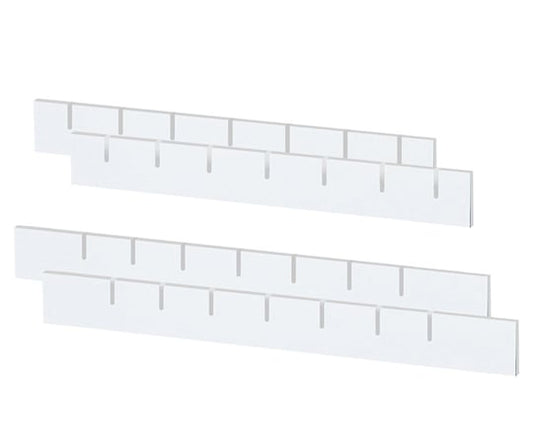 Emergency cart dividers (for upper drawers) 3 vertical x 3 horizontal, 1 set