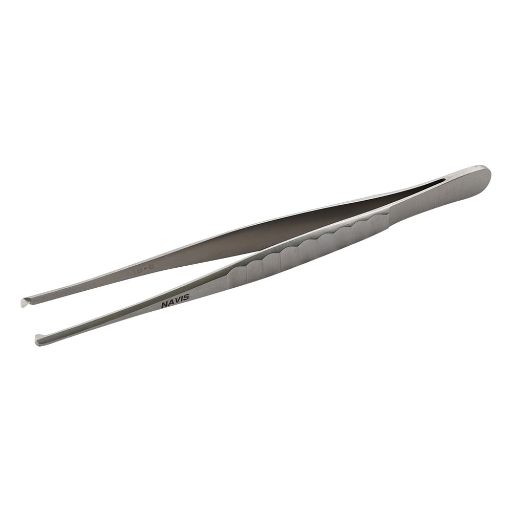 Surgical tweezers with thick hooks, 130mm, STD-1, 1 piece