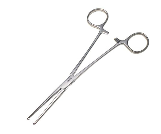 Hemostatic forceps straight hooked 180mm HF-7 1 piece