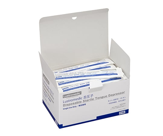 Tongue depressor (Lustromedic) 100 pieces Blue MZ1001 B 1 box (100 pieces)