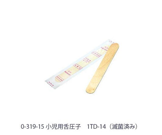 Tongue depressor [Mentip] 300 pieces 1TD-14 1 box (1 piece x 300 bags)