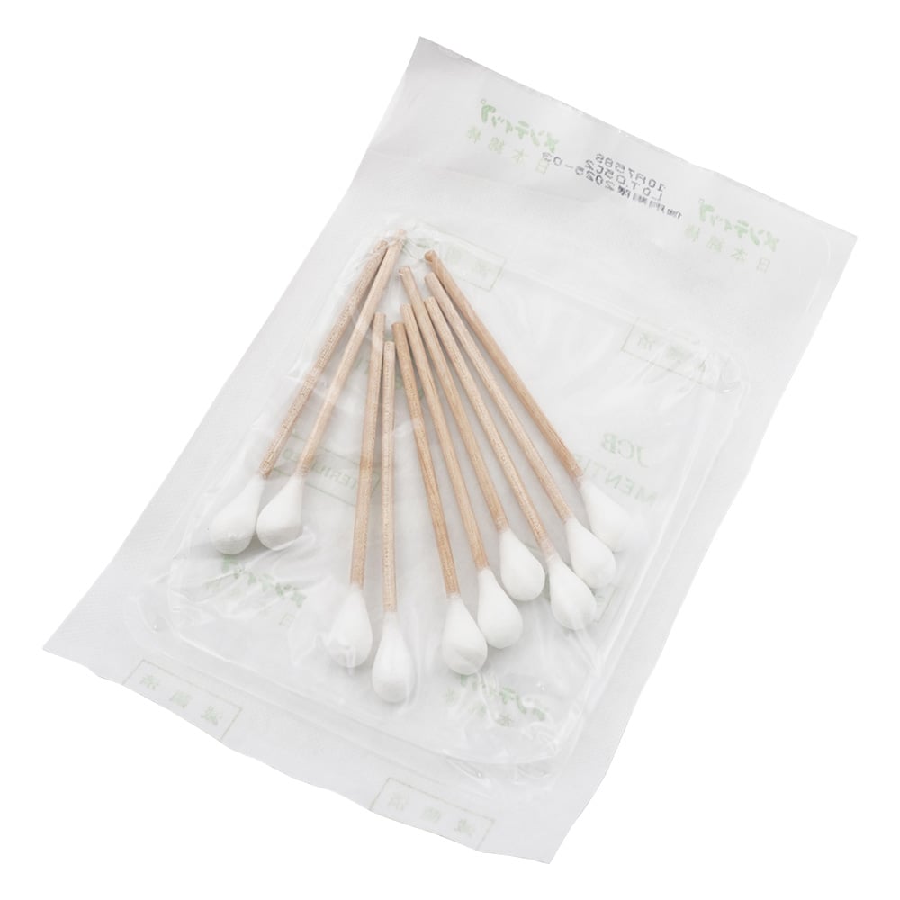 Mentip (wooden shaft) Surgery, Dermatology, Pediatrics, Dentistry φ9.0×77mm 1 box (10 pieces x 30 bags) 10A758S 1 box (10 pieces x 30 bags)