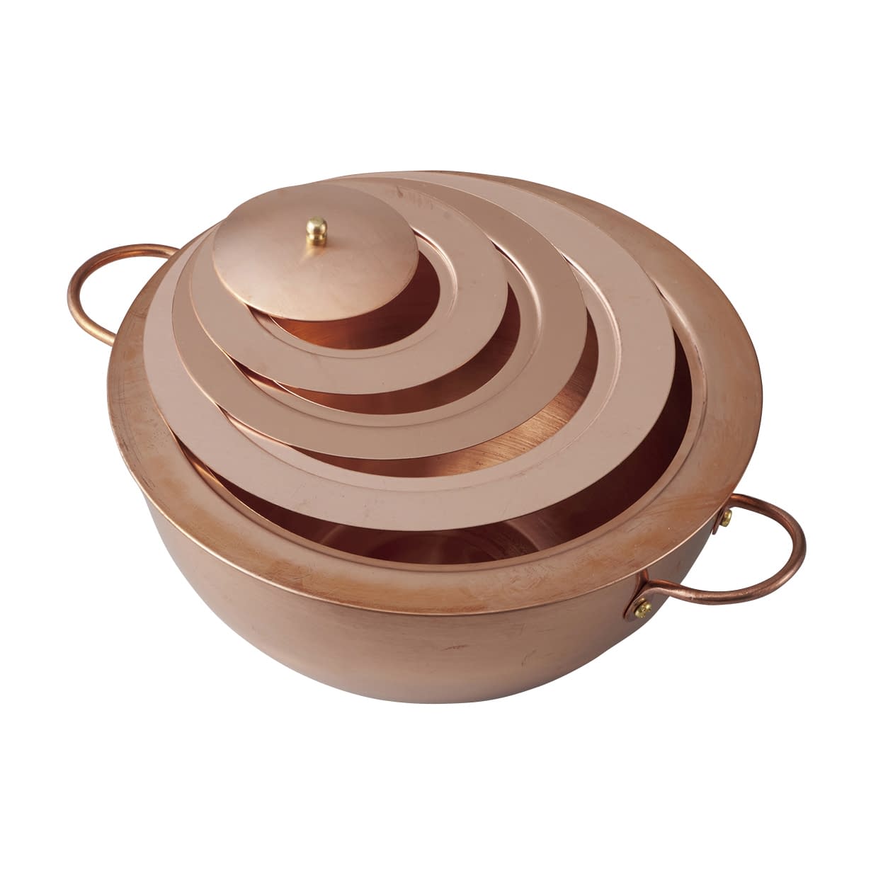 重湯煎器(銅製) 銅製 重湯煎器 19-7615-00 野中理化器製作所 0450018(18CM)