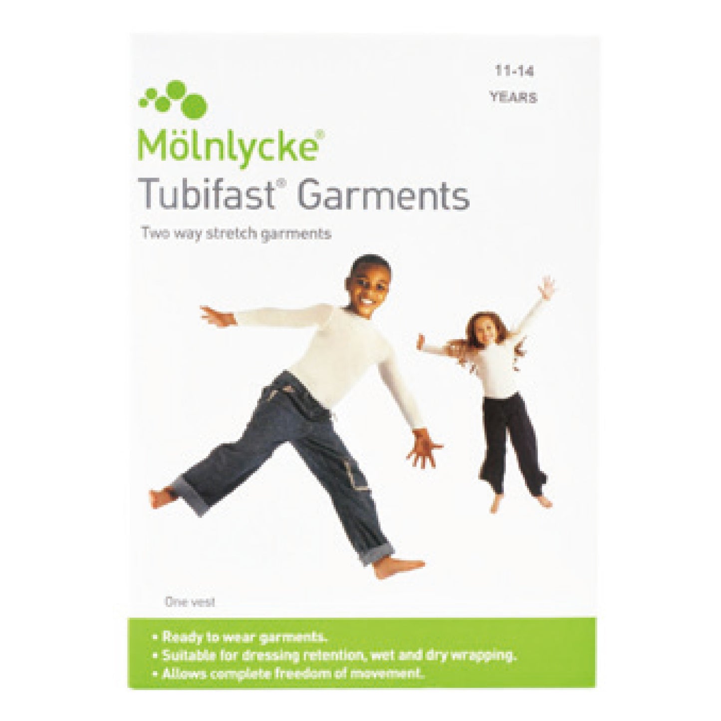 Tubifast Clothing Vest for ages 11-14 22-2050-04 Mölnlycke Healthcare 550015 (size 11-14)