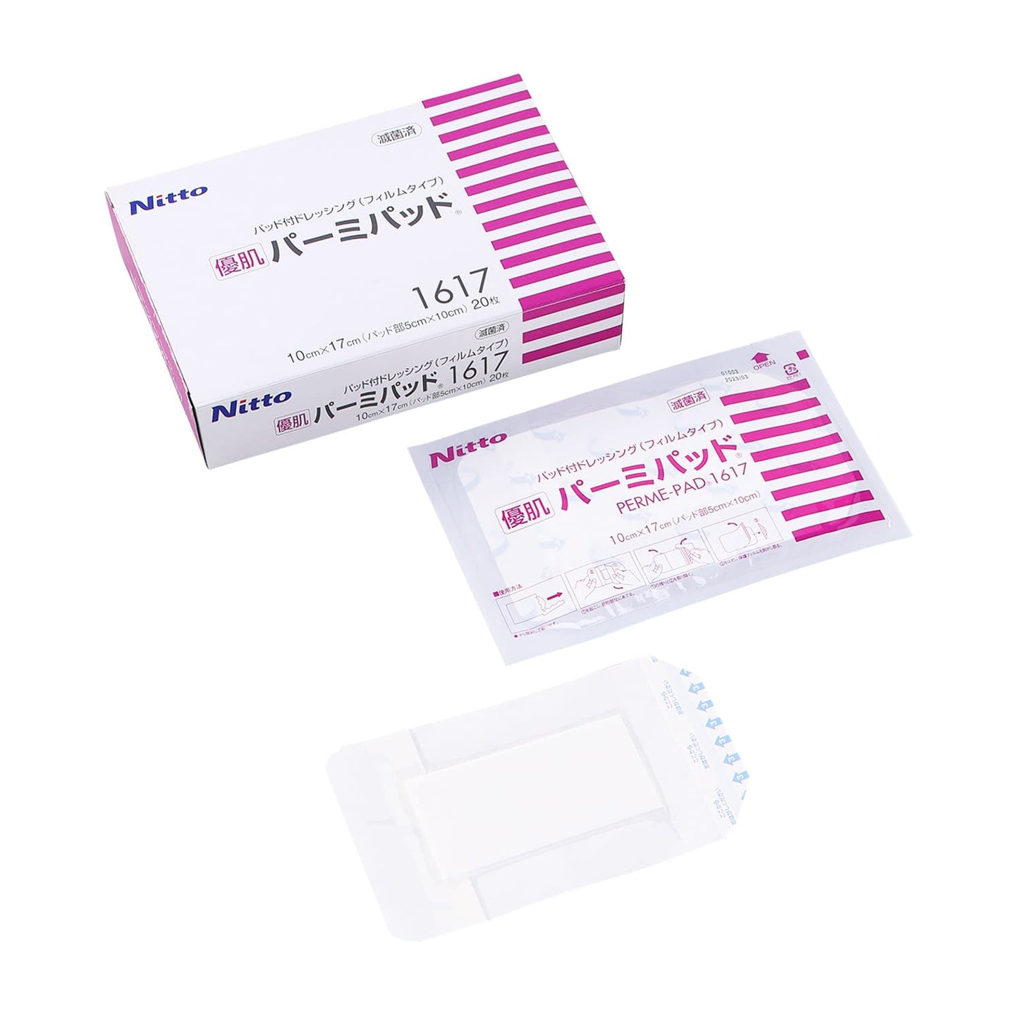 피부 피부 퍼미 패드 드레싱 재료 24-6803-03 피부 피부 1617 (10X17CM) 20 마이