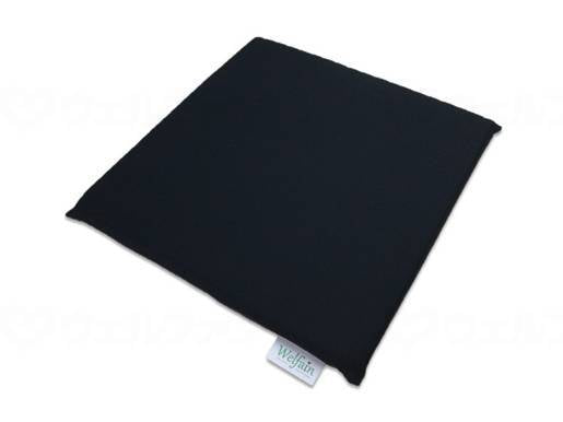 ウェルファンWelfainｼｰﾄｸｯｼｮﾝ 黒 40×40×2.5cm