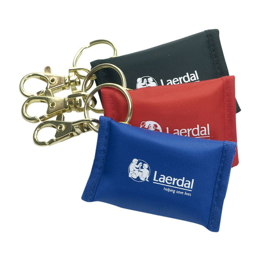 フェイスシールドキーリング フェイスシールドキーリング(黒青赤セット) 人工呼吸補助具 23-5725-04 レールダル フェイスシールド 460009(クロX8アオX8アカX9)