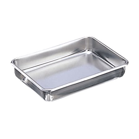 Tapered Stainless Steel Tray No. 4 No. 4 Tray 03-3110-04 Katagiri Medical Industry 300X240X40MM