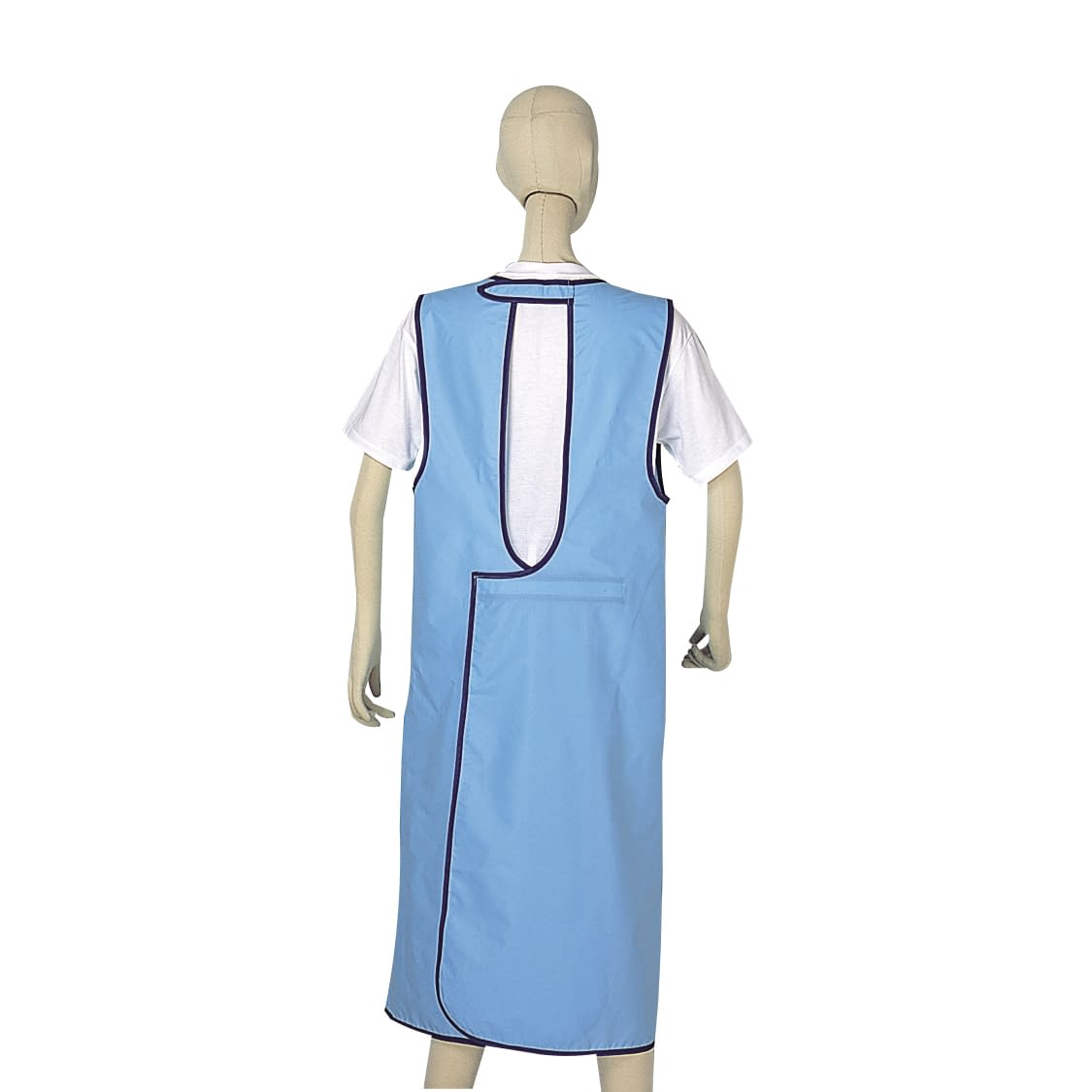Bathing apron 23-2554-0003 Green Matsumoto Nurse Industry 402(M)