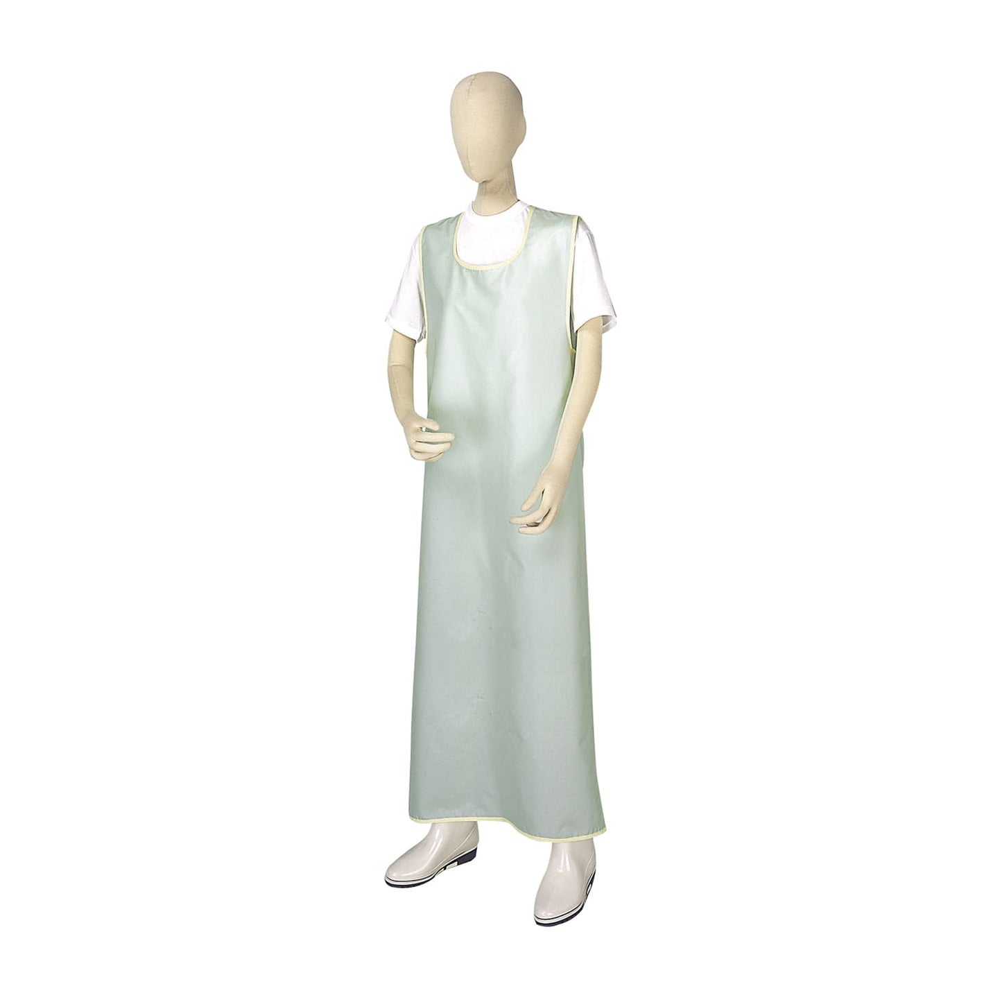 Bathing apron 23-2554-0103 Green Matsumoto Nurse Industry 402(L)