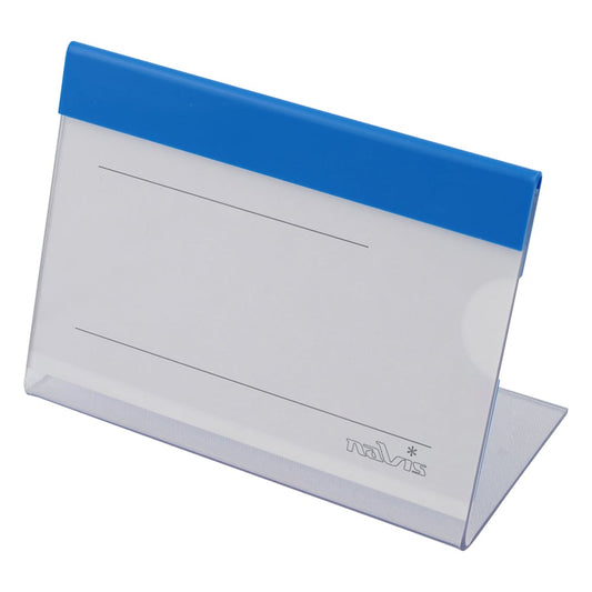 Name tag stand, blue, 1 piece