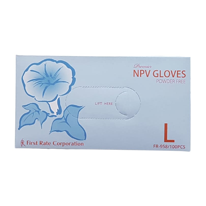Premier NPV Gloves (loose) PVC Gloves 22-2221-03 First Light FR-958(L) 100 pieces