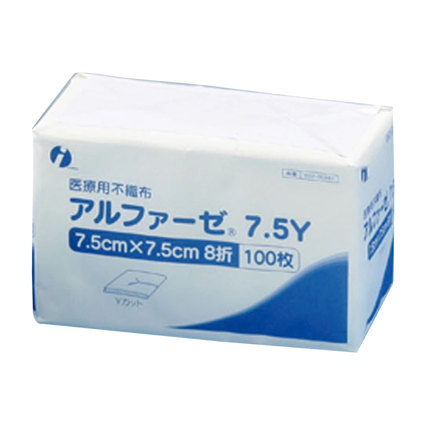 アルファーゼ7．5Y(8ツ折) 医療用ガーゼ 24-4517-04 イワツキ 002-20867(100マイイリ)