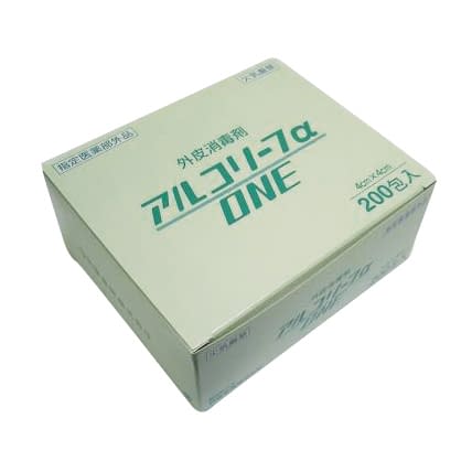 Alcoleaf αONE (quasi-drug) Alcohol cotton 23-7398-00 Marusan Sangyo 4X4CM (200 pieces)
