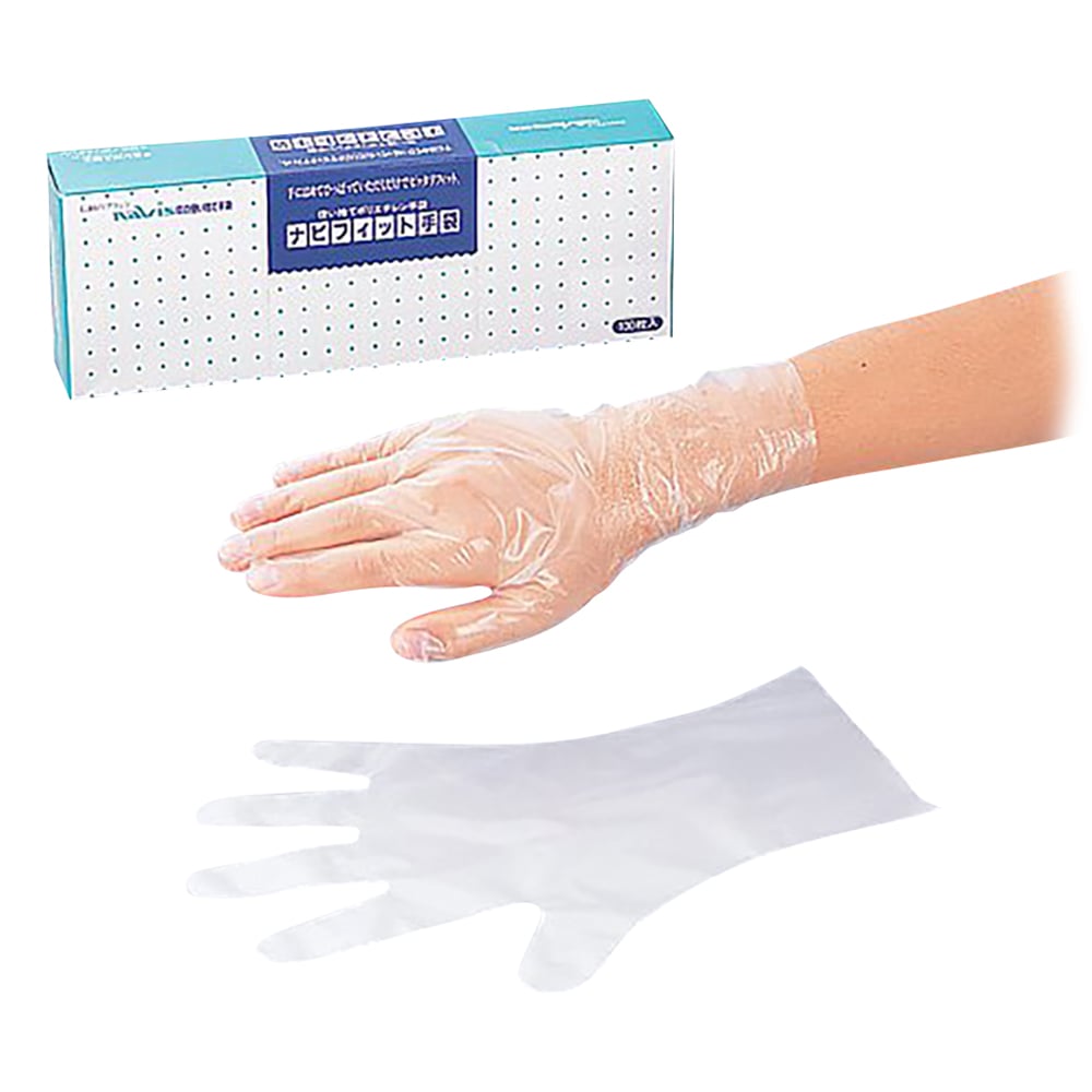 Navifit gloves, PE, embossed inside, 100 pieces, S, 1 box (100 pieces)